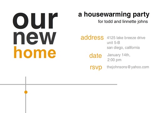 Black And Yellow Map Our New Home Housewarming Party Invitation Black And Yellow Map Our New Home Housewarming Party Invitation
