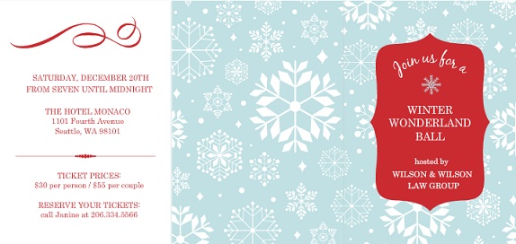 holiday party invitation background